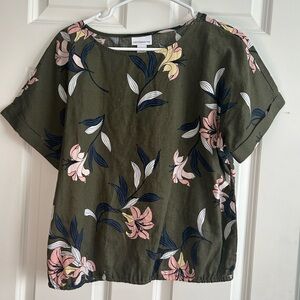 Liz Claiborne Floral‎ Print Top
